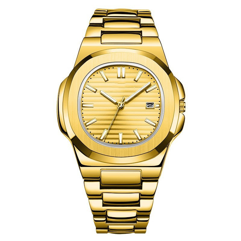 Men's Nautilus Luxury Watch Stainless Steel Analog